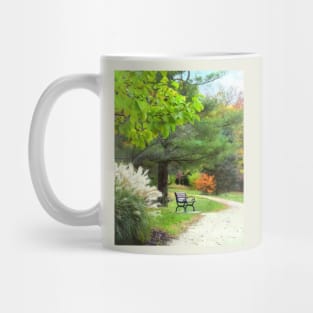 Ornamental Grass in Autumn Park Mug